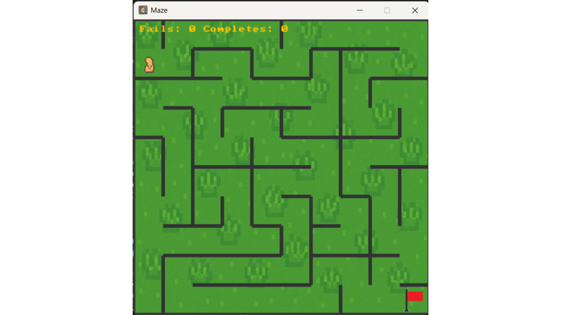 GUARD Python maze game interface