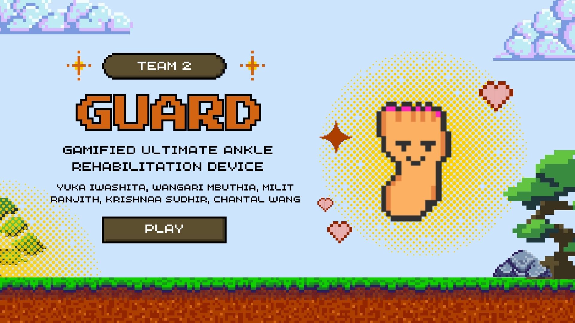 GUARD ankle rehabilitation device